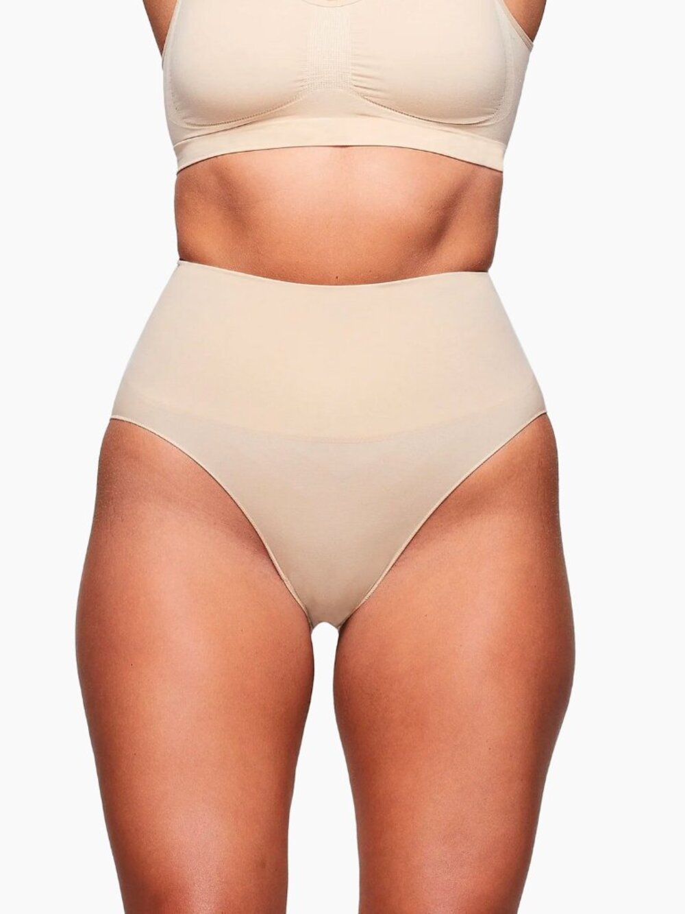 SKIMS NEW in Box Core Strong High-Waisted Brief Clay Size Medium